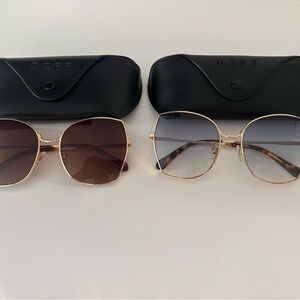 Women's Gold Sunglasses Set